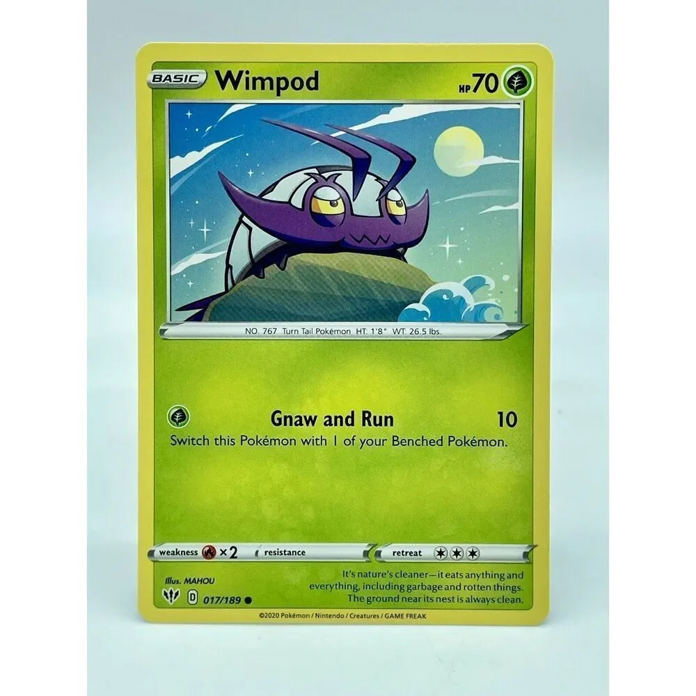 Wimpod 017/189 Darkness Ablaze Non-Holo‎ Pokemon TCG Mint Unplayed